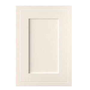 Cooke Lewis Carisbrooke Ivory Framed Fixed frame standard door W500mm