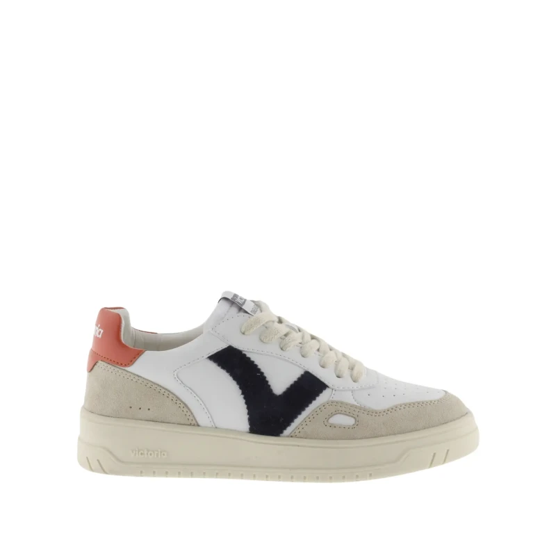 Image of Victoria Leather effect and split leather Trainers Victoria Seul Blanc Unisex 36