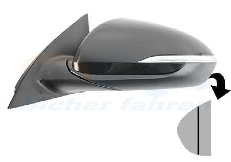 Image of VAN WEZEL Wing mirror VAN WEZEL 8254817