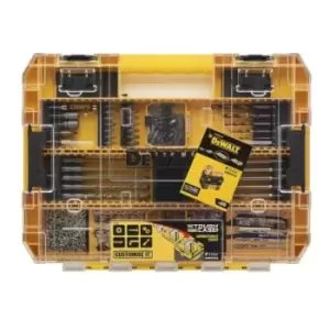 image of DEWALT 85 Piece Multi-Material Twist Drill Bit Set, 2mm to 32mm