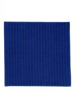 image of Christy Prism Towelling Shower Mat ; Blue Velvet