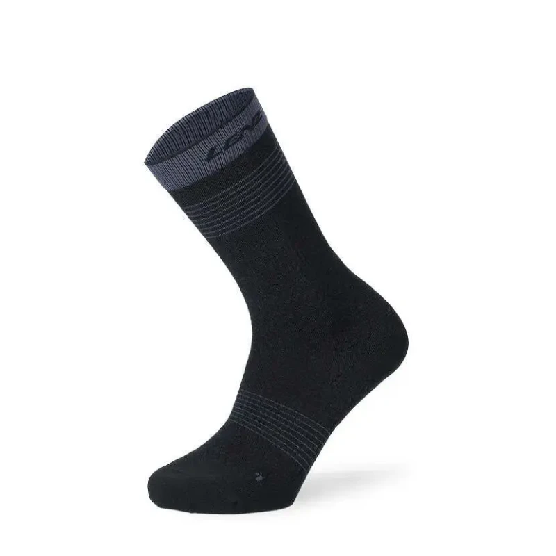 Image of Socks Lenz Merino 1 Mid Noir Unisex 39/41