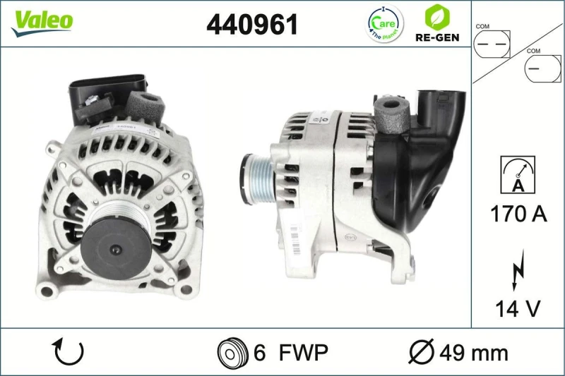 Image of Alternator VALEO 440961