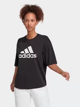 Image of adidas Future Icons Badge of Sport T-Shirt, Green Size XL Women