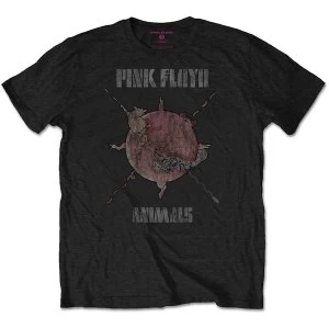 Image of Pink Floyd - Sheep Chase Unisex Large T-Shirt - Black