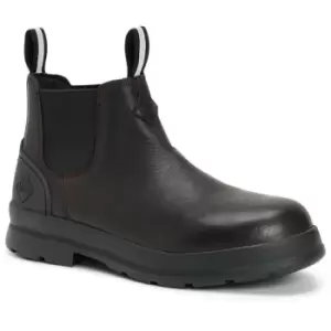 Image of Muck Boots Mens Chore Farm Waterproof Leather Chelsea Boots UK Size 11 (EU 46)