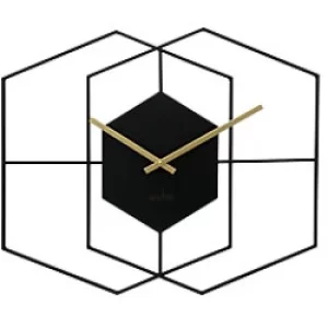 Image of Acctim Clock 29663 55.5cm x 3.4cm x 50cm Black