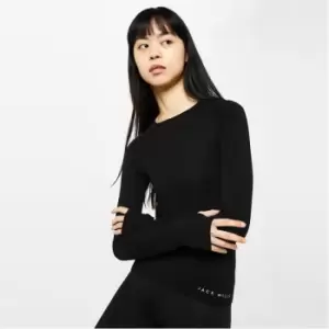 Image of Jack Wills Base Layer Ski Top - Black