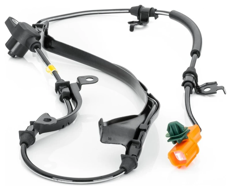 Image of HELLA 6PU 230 040-871 ABS Sensor Rear Axle Right, with holder Sensor,wheel speed (412)