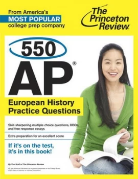 Image of 550 Ap European History Practice Questions Book