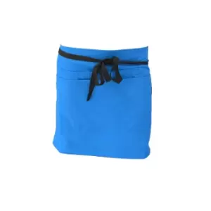 Image of Dennys Ladies/Womens Short Bar Workwear Apron (One Size) (Sapphire)