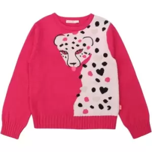 image of Billieblush Kids Girl Pink Jumper - Red