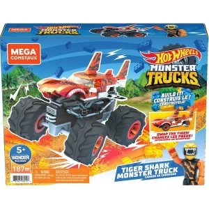 image of Hot Wheels - Contrux Tiger Shark Truck Toy