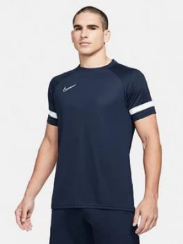 image of Nike Academy 21 Dry T-Shirt - Navy/White, Size 2XL, Men