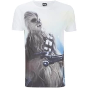Image of Star Wars Mens Chewbacca T-Shirt - White - S