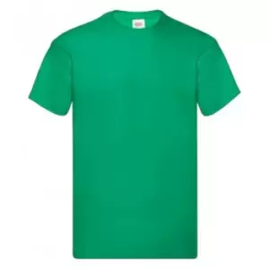 image of Fruit Of The Loom Mens Original Short Sleeve T-Shirt (M) (Kelly)