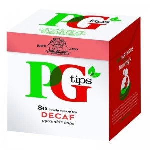 Image of PG Tips Decaf Pyramid Bags 80x Tea Bags