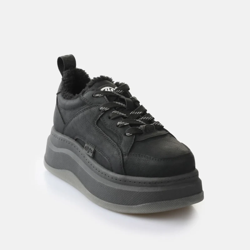 Image of Buffalo Womens Trainers Buffalo Celes Lo Warm Noir Female 37