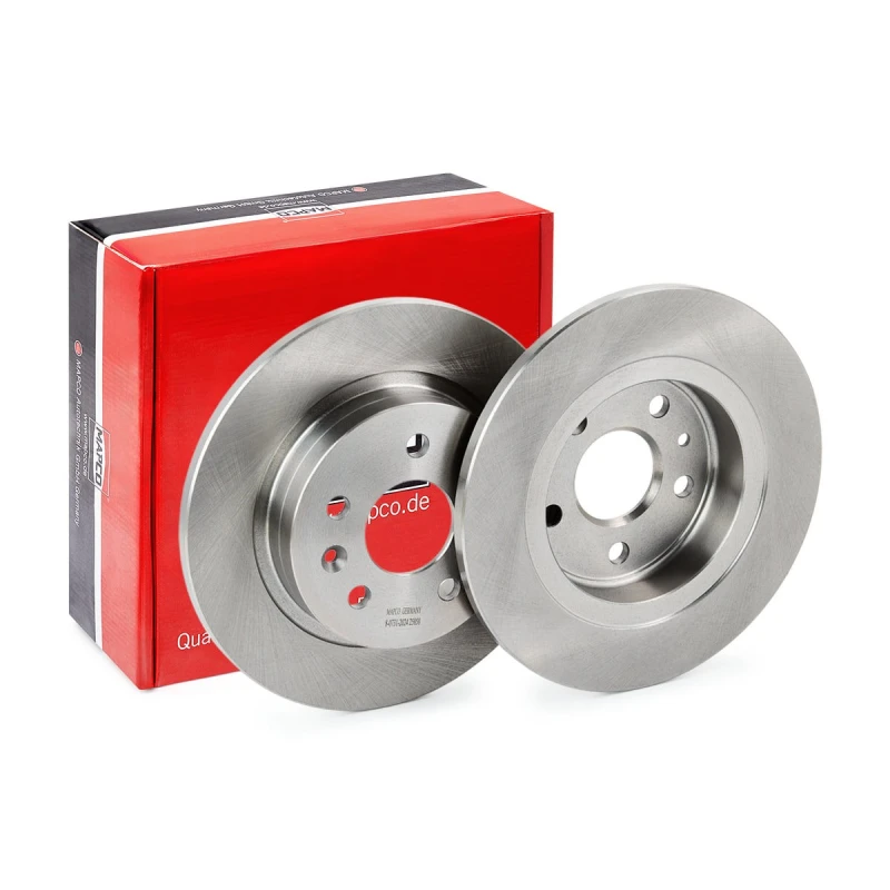 Image of MAPCO 25858 Brake disc Rear Axle, solid Brake Disc (82)