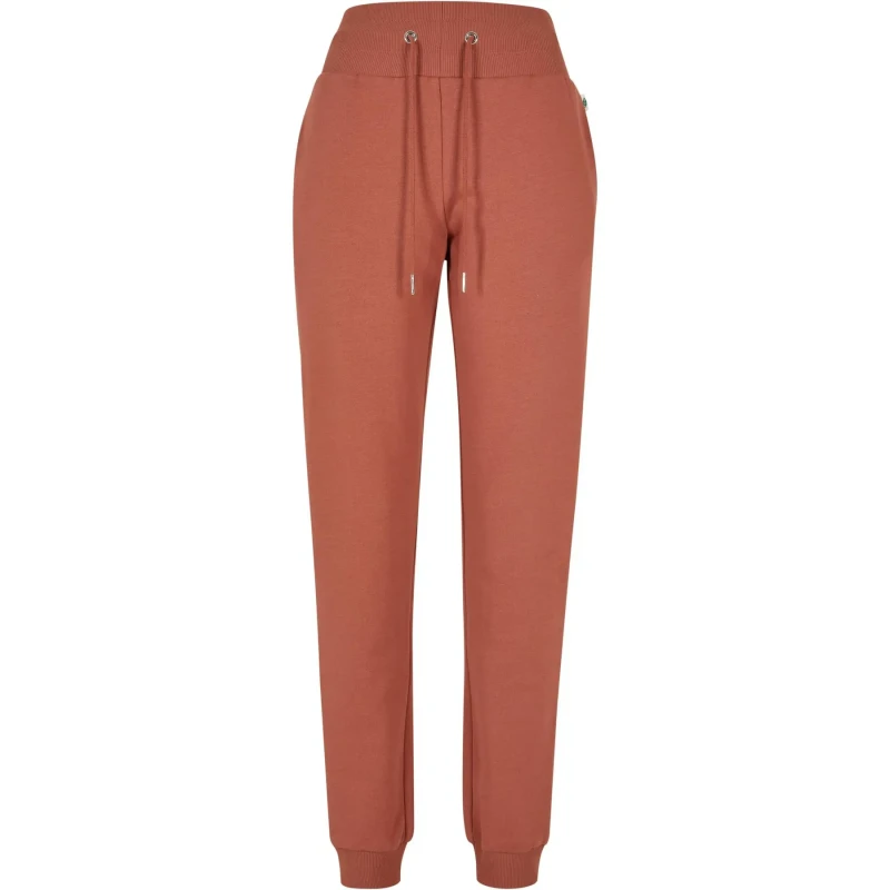 Image of Urban Classics High-waisted plus-size womens organic joggers Urban Classics Rouge Female 3XL
