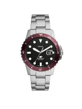 Image of Fossil Blue Mens Stainless Steel Watch