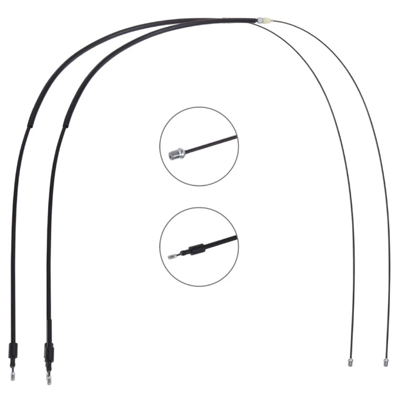 Image of RIDEX 124C1711 Brake Cable Right Cable,parking brake (124)