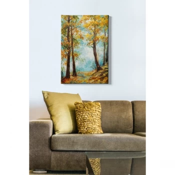 Image of Kanvas Tablo (50 x 70) - 199 Multicolor Decorative Canvas Painting