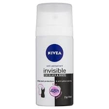 Image of Nivea Deodorant Black and White Clear Female 35ml