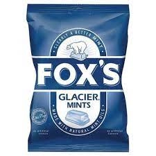 image of Foxs 200g Glacier Mints Wrapped Boiled Sweets Ref 0401065 0401065