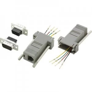 Image of D SUB adapter D SUB plug 9 pin RJ11 socketConrad Components1 pcs