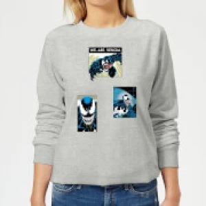 image of Venom Collage Womens Sweatshirt - Grey - 3XL