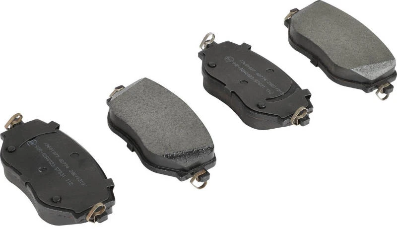 Image of HERTH+BUSS JAKOPARTS J3601077 Brake pad set Front Axle, with acoustic wear warning Brake Pad Set,disc brake (402)