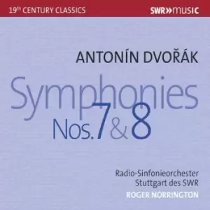 Image of Antonin Dvorak Symphonies No 7 & 8 by Antonin Dvorak CD Album