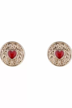 Image of Ted Baker Brenaa: Biscuit Button Stud Earring