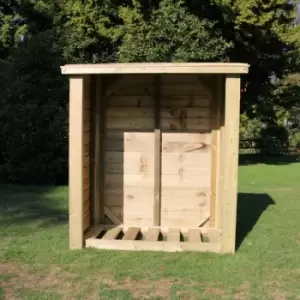 Image of Hawthorn Log store, Wood