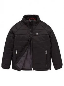 Image of Boys, Regatta Junior Freezeway Padded Jacket - Black, Size 11-12 Years