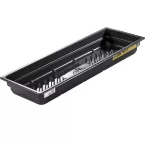 Image of Justrite PE small universal sump tray, made of recycled polyethylene, capacity 45 l