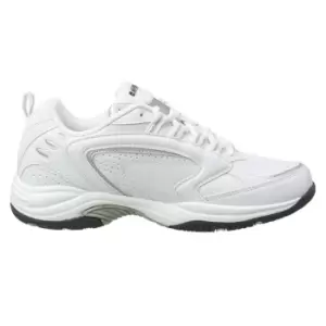 Image of Hi-Tec Mens Blast Lite Lace Up Trainers (8 UK) (White/Navy)
