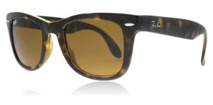 Image of Ray-Ban Folding Sunglasses Light Havana / Crystal 710 50mm