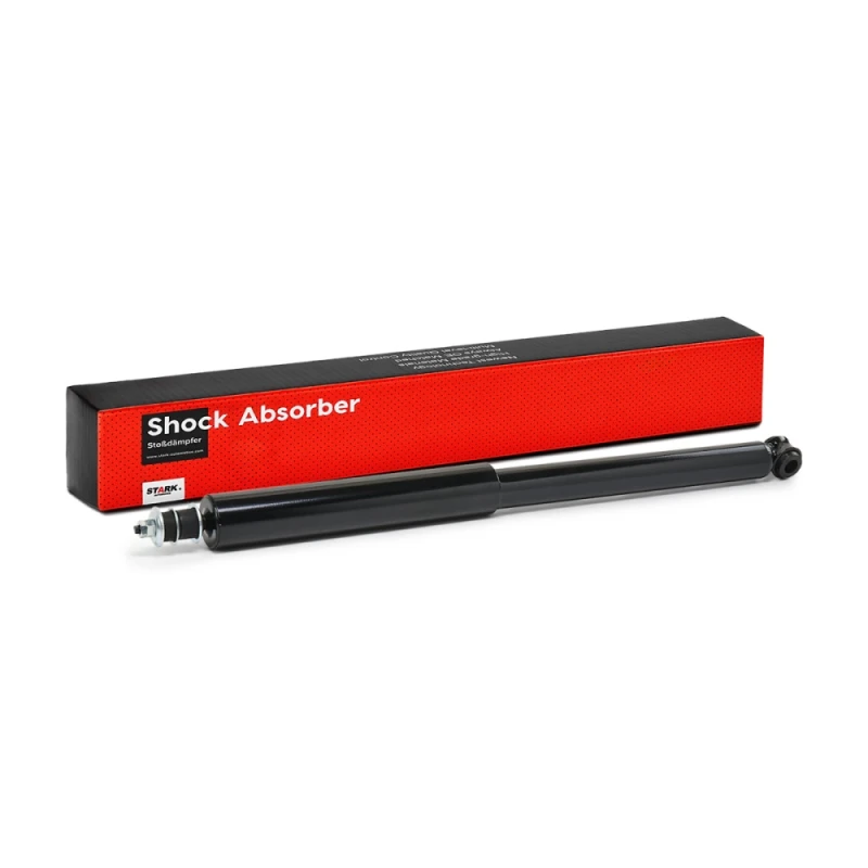 Image of STARK SKSA-0130109 Shock absorber Rear Axle, Gas Pressure, Twin-Tube, Telescopic Shock Absorber, Bottom eye Shock Absorber (854)