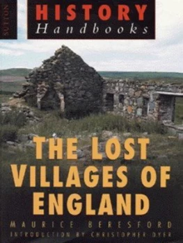Image of The Lost Villages of England by Maurice Beresford Paperback