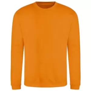 Image of AWDis Adults Unisex Just Hoods Sweatshirt (S) (Pumpkin Pie)