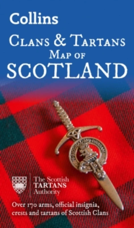 Image of Collins Scotland Clans and Tartans Map. By Collins Maps Books