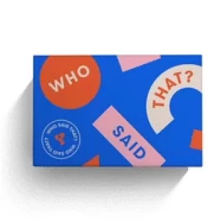 Image of who said that a game of quotes 430 cards