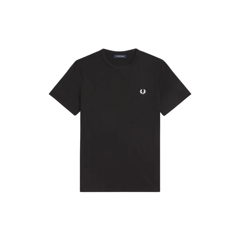 Image of Fred Perry T-Shirt Fred Perry Ringer Noir Male XL