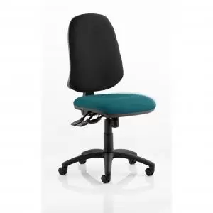 Image of Eclipse XL Lever Task Operator Chair Bespoke Colour Seat Teal