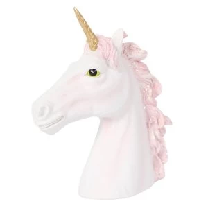 Image of Pink Unicorn Head (Pack of 4) Ornament