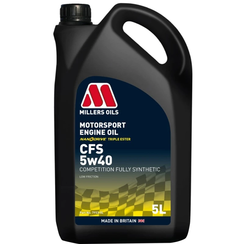 Image of MILLERS OILS 7953-5 Engine oil Capacity: 5l, 5W-40, Full Synthetic Oil Engine Oil (1862)