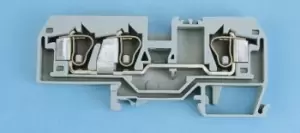 Image of Wago Grey 279 Standard Din Rail Terminal, 28 16 AWG, 1.5mm, 800 V