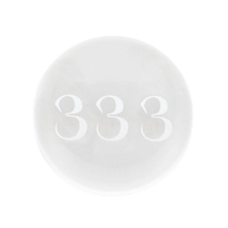 Image of Something Different Something Different 333 Angel Number Crystal Ball in Clear Clear One Size Unisex 5063693744663